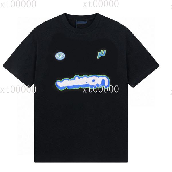 

22ss designer letter printed t shirts tee sweatshirt fashion high street short sleeves summer casual t-shirt breathable men women crew neck, Black;brown