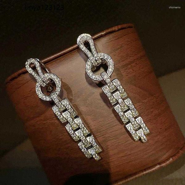 

stud earrings chain buckle ring modeling premium, Golden;silver