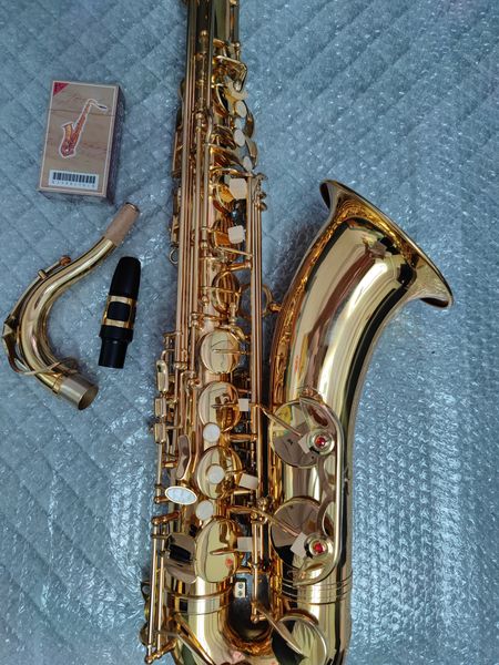 

brass gold-plated b-key professional tenor saxophone most comfortable feel professional-grade tone tenor sax jazz instrument