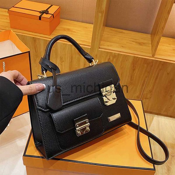 

evening bags leather handbags for women 2023 fashion trend lychee pattern shoulder bags females bags versatile classic ladies commuter bags
