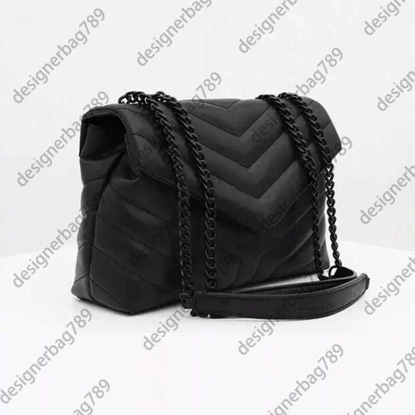 

luxury handbag shoulder bag brand y-shaped designer seam leather ladies metal chain clamshell messenger gift box wholesale hqy65479