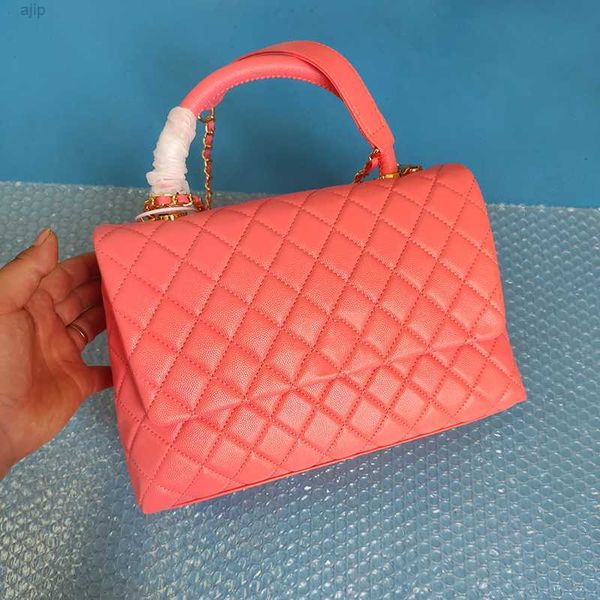 

2022ss f/w france womens handle totes peach maxi bags classic flap jumbo purse large capacity multi pochetter caviar leather calfskin crossb