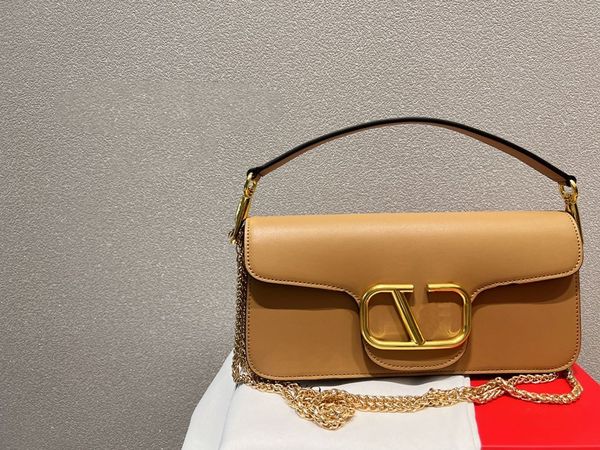 

luxury brand designer chain shoulder bag fashion v-letter handbag solid leather handbag shoulder bag crossbody bag new classic girls' h