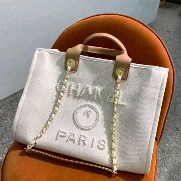 

fashion women's luxury beach bags brand ch canvas handbag designer classics backpacks pearl ladies large evening handbags purse women b, Black;red