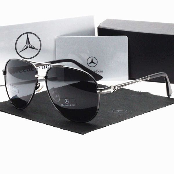

fashion mercedes-benz sunglasses mercedes benz sunglasses men's polarized toad mirror uv resistant driving hd generation, White;black