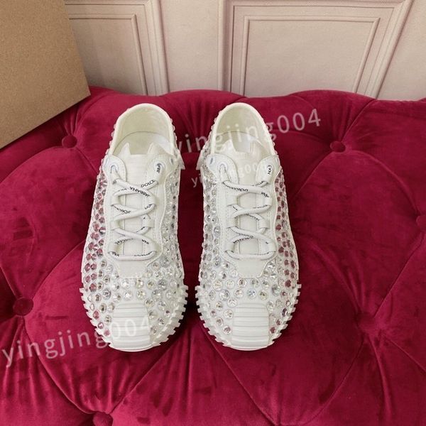 

luxury designer casual white shoes sneakers casual shoes sneakers women's flats platform shoes white blue women lace up men size35-45 f, Black
