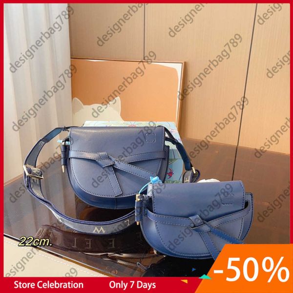 

fashion brand saddles bags shoulder handbag lowe cowhide bow clamshell wallet women's classic embroidery wide shoulder strap high capac