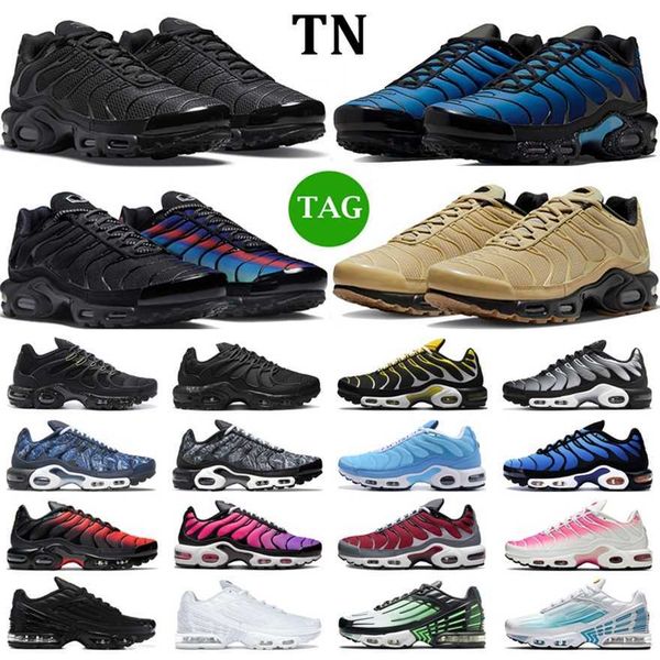 

new og running shoes tn plus running shoes men women tn 3 terrascape triple black white unity hyper blue wild prints gold bullet neon mens t