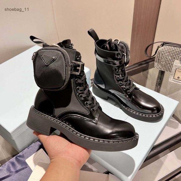 

boots fashionable womenswear designer rois boots ankle martin boots and nylon boot military inspired combat cloth bag attached to the in bla, Black