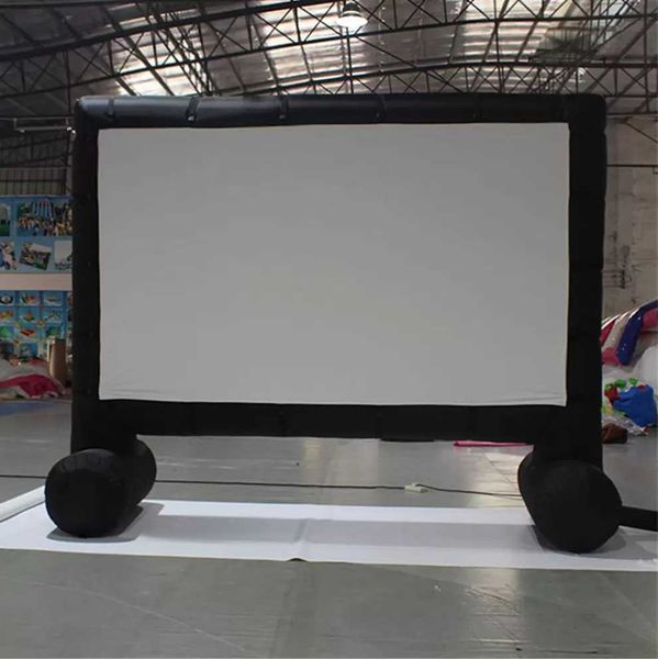 

outdoor oxford inflatable movie screen advertising inflatable cinema projection screen on sale