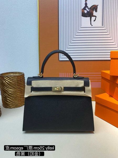 

designer kelyes tote bag leather 2023 new women's bag h palm pattern 19 22 25 cow fashion portable shoulder messenger 1nug7 iusl