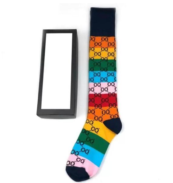

luxury stocking designer mens womens socks wool stockings senior streets comfortable knee leg sock with box1958244, Black