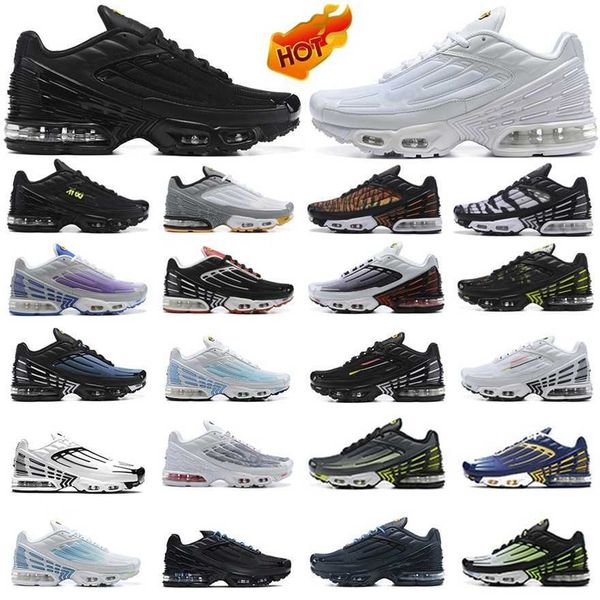 

tn plus 3 mens designer shoes sneakers triple white black iridescent graphy volt crimson obsidian neon graphy pack nebula men women trainers