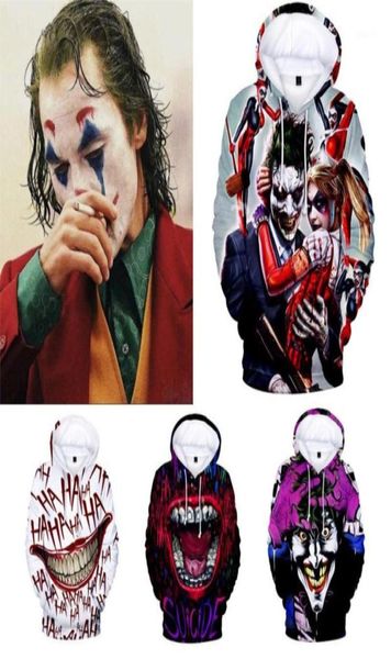 

pennywise 3d haha joker hoodies sweatshirt men and women pullover hoodie sudadera hombre casual brand streetwear jacket clothes1951176002, Black