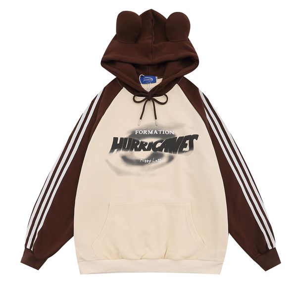 

hoodie men women street fashion sweatshirt casual loose hoodies, Black