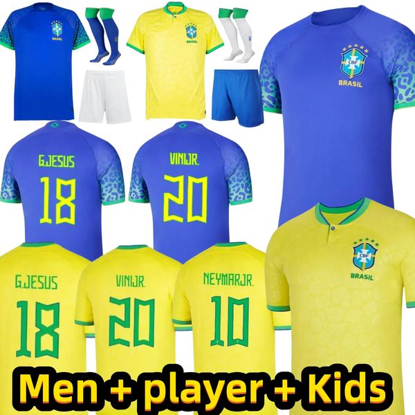 

brasil 2023 soccer jersey vini jr paqueta coutinho camiseta de futbol marquinhos silva brasil richarlison brazils 2023 men player version wo, Black;yellow