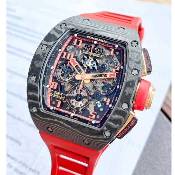 

richardmille mechanical wrist watch rm series watch pilot wristwatches rm011 ntpt carbon fiber lotus team limited edition fashion leisure bu