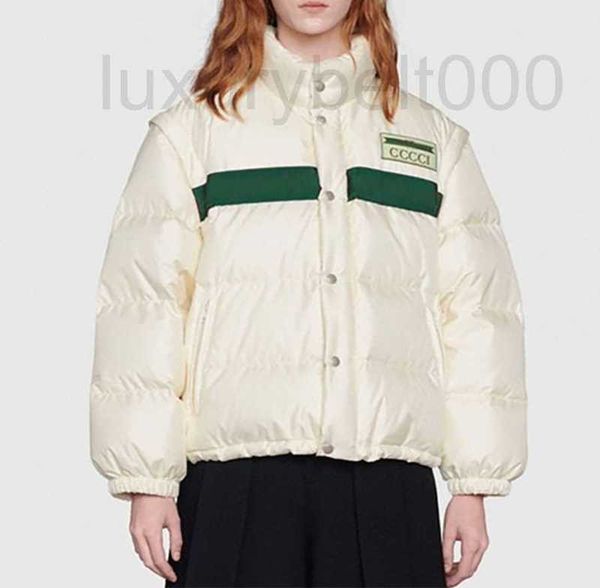 

women's down & parkas designer womens fashion coats classic striped puffer jackets winter mens warm coat 22fw women g stylist vests out, Black