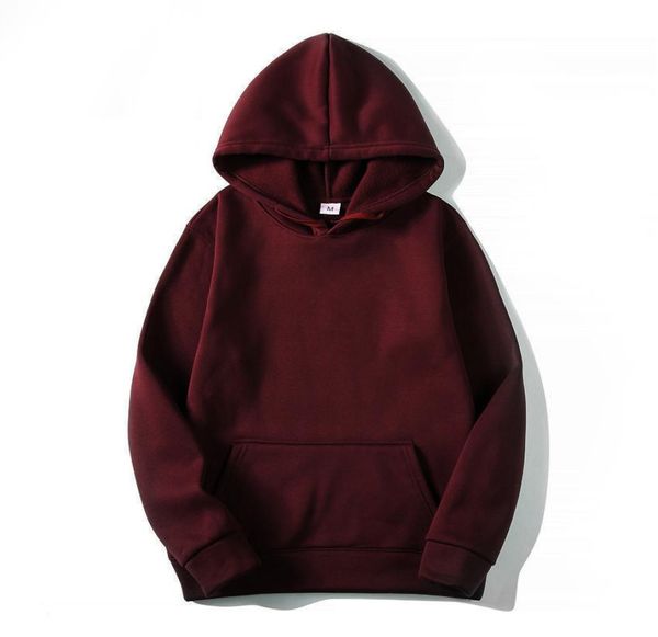 

men039s hooded sweatshirt fashion brand men039s sportswear plain casual sweater spring and autumn 20219255797, Black