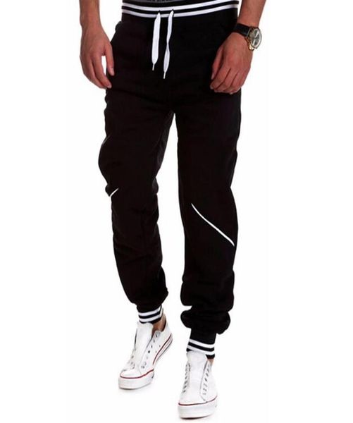 

wholemens joggers men pants joggers trousers 2016 new track pants solid color harem hiphop tracksuits mu863315233q7223596, Black