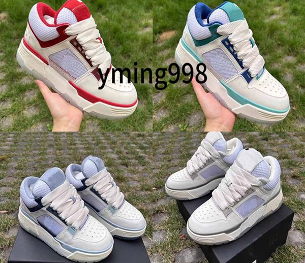 

high amirily quality shoes with box skelet bones casual shoe runway skel low high- men women us11 basketball running black white leather lac