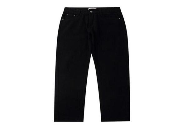 

european and american tide brand palm and angels black jeans letter printing men and women casual pants trousers9990606, Blue