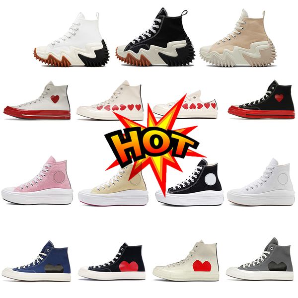 

2023 men shoes sneakers stras classic casual eyes sneaker platform canvas jointly star chuck 70 chucks 1970 big des taylor name campus 35-44, Black