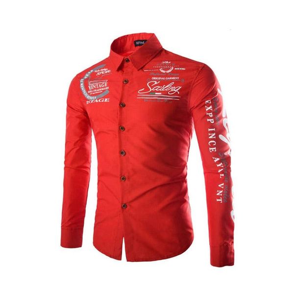 

men's polos autumn and winter polo men's shirt printing casual long sleeves slim fashionable shirt 230830, White;black