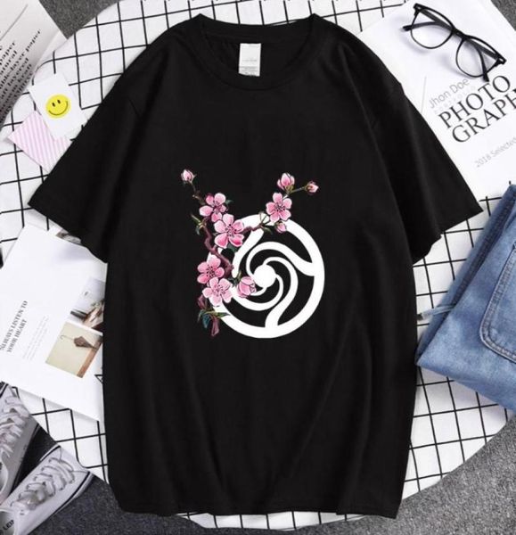 

men039s tshirts anime death note classic harajuku cherry blossom print summer shortsleeved thin cotton loose casual t3338230, White;black