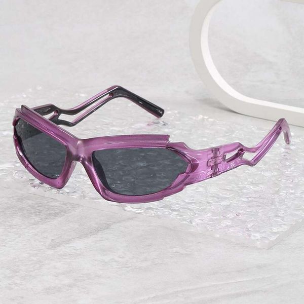 

futuristic trend lightning legged sunglasses personality punk sandstorm cool, White;black