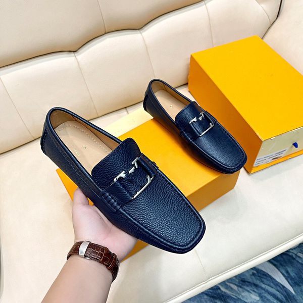 

7model designer men driving shoes male leather loafers men casual shoes moccasins slip on men's flats fashion men shoes size 38-46, Black