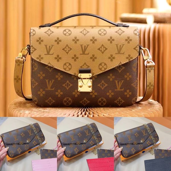 

10a designers bag pochette metis messenger handbags luxurys fashion womens crossbody clutch shoulder bag letter handbag purse pocket totes w