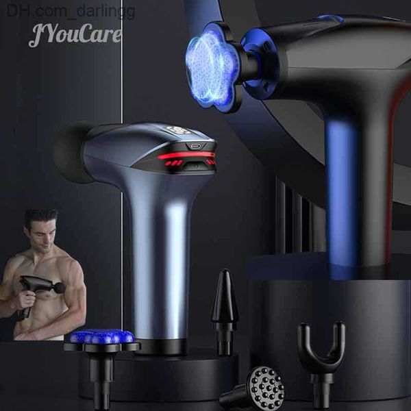 

jyoucare icy cold compress massage gun electric massager high frequency deep tissue muscle relax for body back neck relaxation q230830