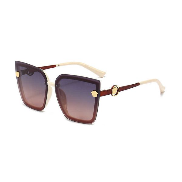 

sunglasses new fashion versaoe quality sunglasses new women's polarized glasses oval fashion trend sunglasses driving vacation leisure, White;black