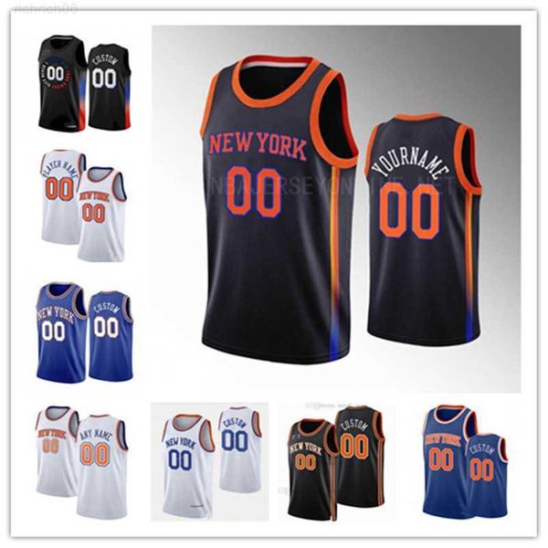 

mens women youth new york''knicks''custom rj barrett 9 jalen brunson 11 julius randle 30 immanuel quickley 5 josh hart 3, Black;red