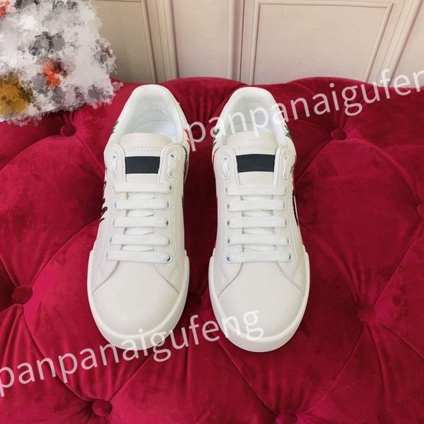 

2023 luxury designer casual white shoes sneakers casual shoes sneakers women's flats platform shoe white black women lace up men size35