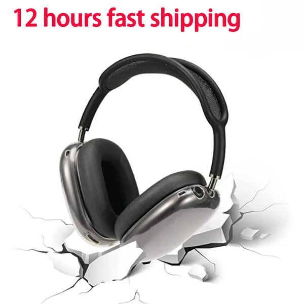 

for airpods max headphone cushions accessories solid silicone high custom waterproof protective plastic headphone travel case