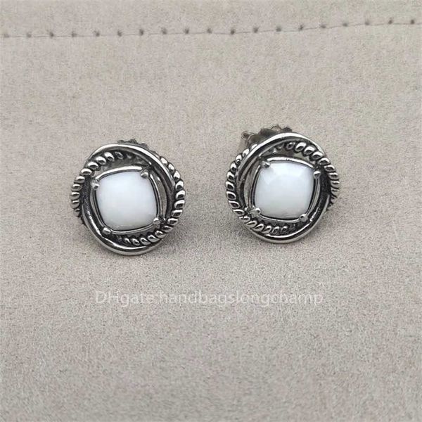 

plated designer white jewellery crystal stud vintage earrings earring irregularity cable agate 18k women gold luxury designers sterling silv, Golden;silver