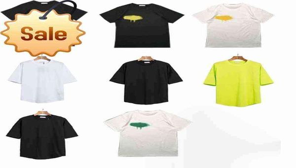 

21ss designer of luxury t-shirt brand s angel t shirt pa clothing spray letter short sleeve spring summer tide men and women6094683, White;black