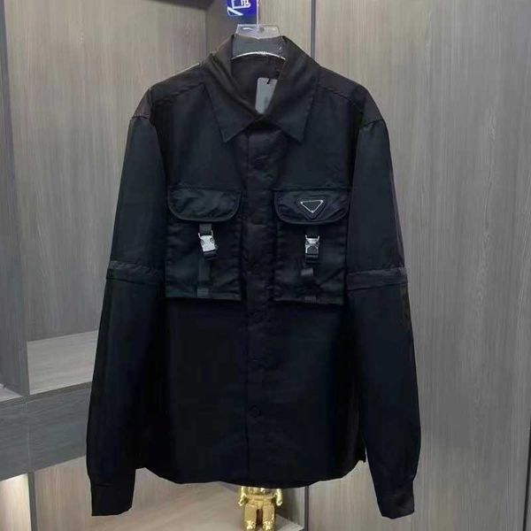 

designer mens jackets coats parkas hoodies outerwear windbreakers fashion men women hooded coat long sleeves luxury jacket with zippers lett, Black;brown