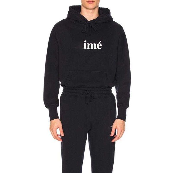 

men's hoodie printed sweatshirt aime designer hoodies round neck hood men women hooded sweater pullover jacket 4xl 5xl, Black