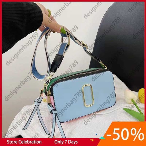 

multicolor camera bag designer handbags women wide shoulder straps shoulders bags wallet brand crossbody flap33