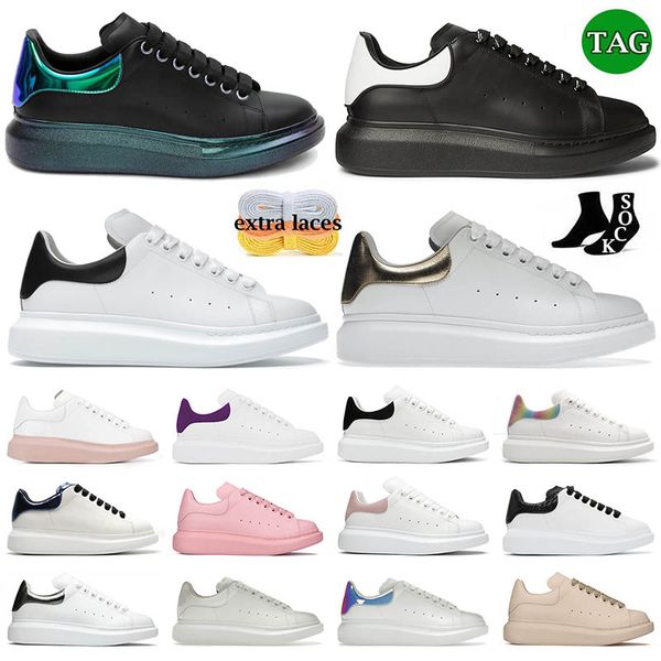 

designer woman shoe leather lace up men fashion platform oversized sneakers white black mens womens luxury velvet suede casual shoes hot