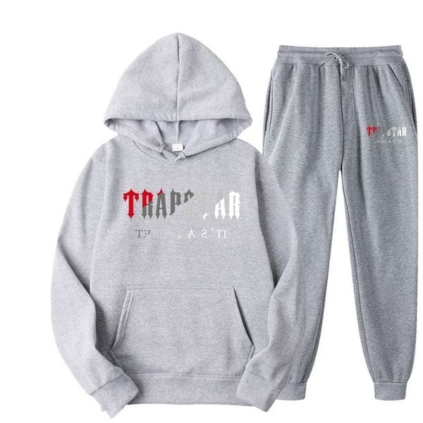

sweat suit tracksuit mens sweatsuits tracksuit man trapstar track suits europe americanfootball rugby women casual sweatshirt trapstarf prin, Gray