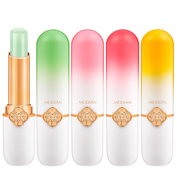 

kiss fruit moisture lip balm sweet color changing lip color stick anti cracking fading lip lines tinted jelly lip makeup
