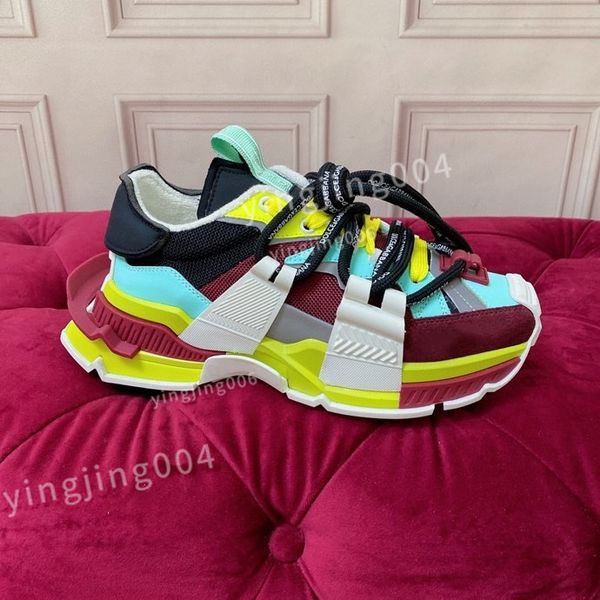 

new luxury designer casual white shoes sneakers casual shoes sneakers women's flats platform shoes white blue women lace up men size35-, Black