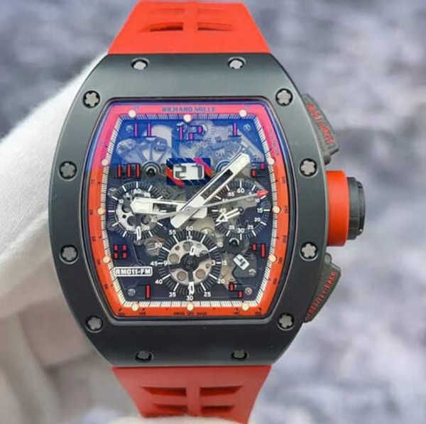 

richardmille mechanical wrist watch rm series watch pilot wristwatches limited edition of 88 rm011fm midnight fire black ceramic 2016 credit