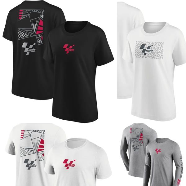 

2023 moto racing team t-shirt summer grey motocross jersey men's fashion street graphic t-shirt motorcycle riding quick dry tees