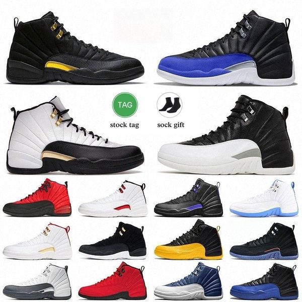 

jumpman 12s 12 basketball shoes j12 women university blue gold black cat hyper royal court purple gym red flint grey playoffs wolf grey mens