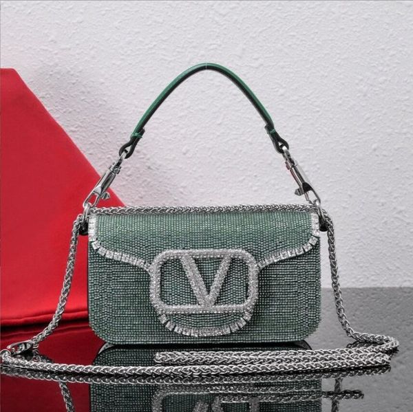 

designer bag women channel bag handbag crossbody bag genuine leather sequin bags trendy letter pattern straddle shoulder bag -v-66667